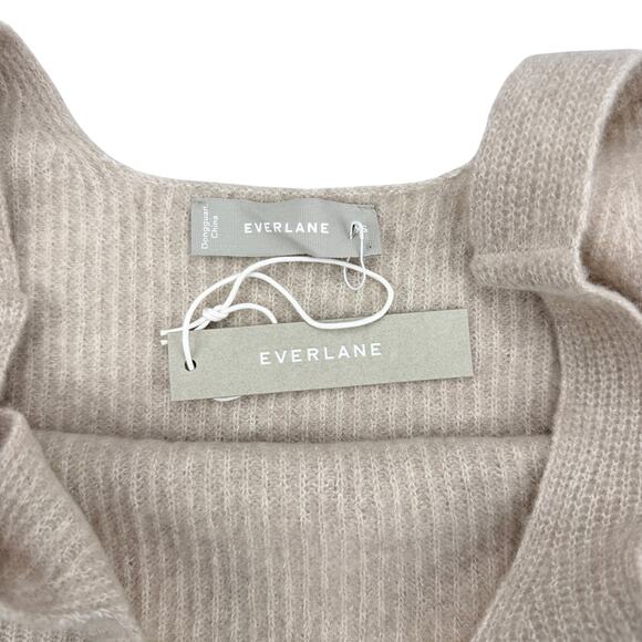 NWT EVERLANE The Cozy-Stretch Wool Yak Nylon Blend Cropped Lounge Tank Sz XS - Picture 3 of 6